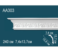 Карниз потолочный Perfect AA303 полиуретановый с рисунком AA303