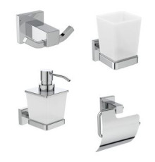 Набор аксессуаров для ванной 4 в 1 Ideal Standard IOM Square TM0030