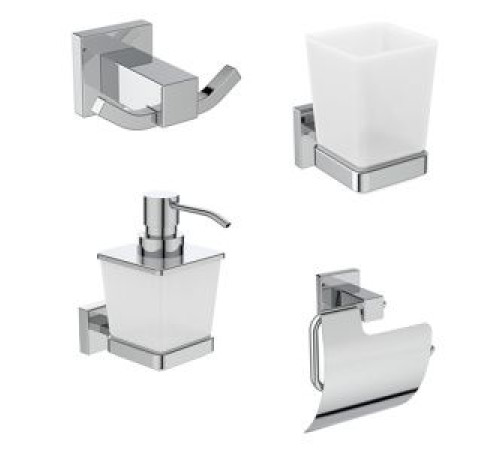 Набор аксессуаров для ванной 4 в 1 Ideal Standard IOM Square TM0030