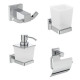 Набор аксессуаров для ванной 4 в 1 Ideal Standard IOM Square TM0030