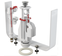 Выпускной комплект Alca plast с двойной кнопкой и впускным механизмом A18 1/2 CHROM SA08ASK 1/2 CHROM