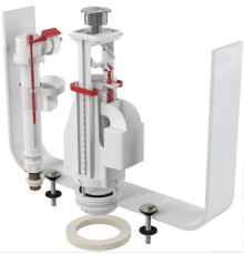 Выпускной комплект Alca plast с двойной кнопкой и впускным механизмом A18 1/2 CHROM SA08ASK 1/2 CHROM