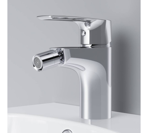 Смеситель для биде AM.PM Gem с донным клапаном F90A83100