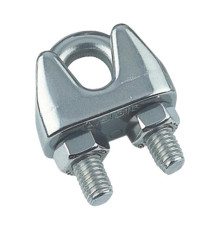 Зажим для троса канатный Комтех DIN 741 5 мм нержавеющая сталь A4 82485ММ