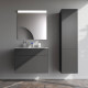 Тумба под раковину подвесная AM.PM Inspire V2.0 80 см 3 ящика графит матовый M50AFHX0803GM