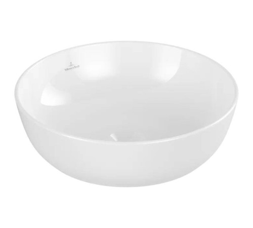 Раковина накладная Villeroy & Boch Artis 43х43 см TitanCeram альпийский белый 41794301