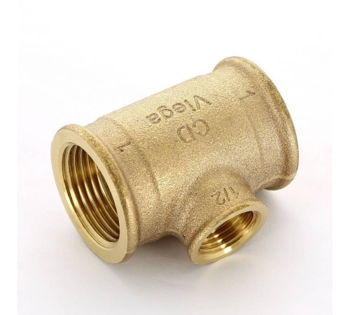 Тройник бронзовый Viega 1x1/2x1 ВР 362515