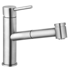 Смеситель для кухни Kludi Steel с выдвижным изливом 44851F860