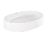 Раковина-чаша овальная Kludi Resa O 60x40 см белая 58CW2043