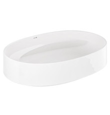 Раковина-чаша овальная Kludi Resa O 60x40 см белая 58CW2043