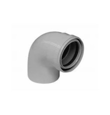 Отвод 90° Baxi алюминиевый эмалированный 80 мм MT71401801