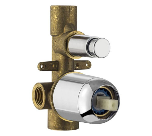 Внутренняя часть смесителя для душа Plumberia Selection IXO 2 выхода хром INT0036CR