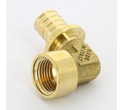 Угол аксиальный Uni-Fitt 20x1/2 ВР латунь 744G7200