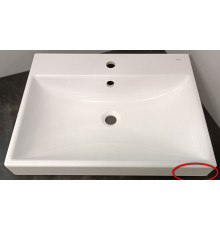 Раковина мебельная Roca Ona 600х460x121 мм композитная белая ZRU9307561