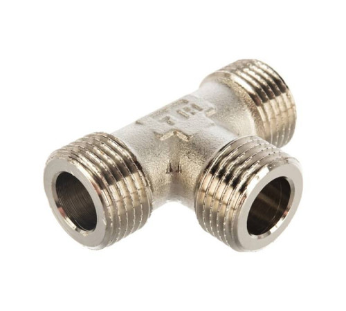 Тройник никелированный Tiemme 1/2х1/2х1/2 НР 1500233