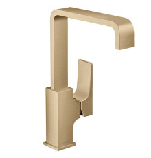 Смеситель для раковины Hansgrohe Metropol 260 на 1 отверстие с донным клапаном шлифованная бронза 32511140