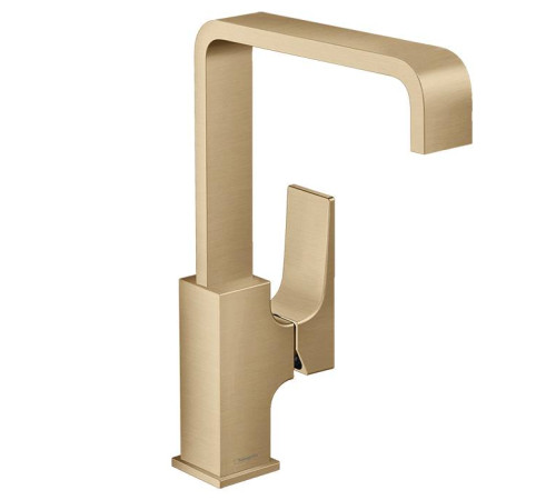 Смеситель для раковины Hansgrohe Metropol 260 на 1 отверстие с донным клапаном шлифованная бронза 32511140