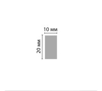 Молдинг DECOMASTER D047-112G 20х10х2900 мм D047-112G