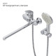 Смеситель для ванны и душа AM.PM Like с длинным изливом и душевым набором F8095000
