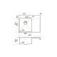 Кухонная мойка Omoikiri Akisame 65-L-LG 65x51 см светлое золото 4973083