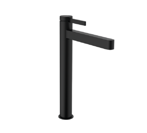 Смеситель для раковины Hansgrohe Finoris настенный скрытого монтажа черный матовый 76070670