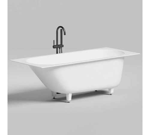 Ванна встраиваемая Salini Ornella Kit 170х70х60 см S-Sense белый глянцевый 102413G