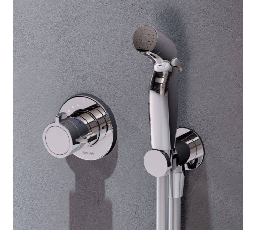 Смеситель с термостатом и гигиеническим душем встраиваемый AM.PM X-Joy F0H85A400