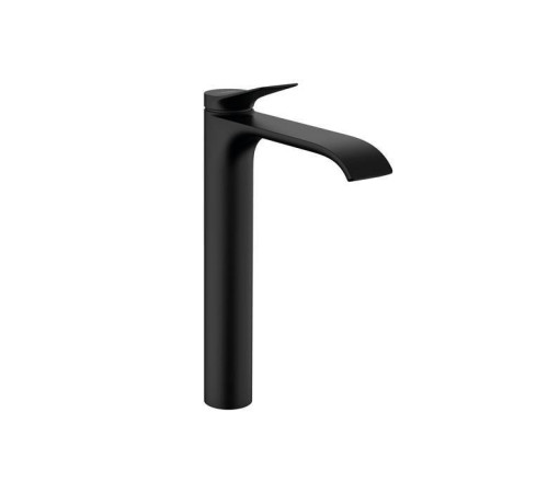 Смеситель для раковины Hansgrohe Vivenis 250 однорычажный высокий черный матовый 75040670