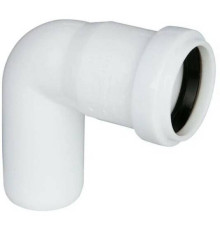 Отвод канализационный Ostendorf HT HTBw 87° 50 мм белый 559440
