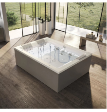 Гидромассажная ванна Jacuzzi Sharp Extra 2000x1500x650 мм Rainbow Clean System белый SHA401E0A00