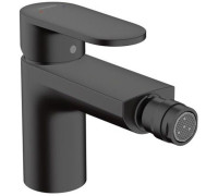 Смеситель для биде Hansgrohe Vernis Blend однорычажный со сливным гарнитуром матовый черный 71210670