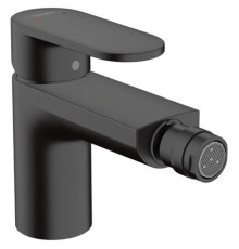 Смеситель для биде Hansgrohe Vernis Blend однорычажный со сливным гарнитуром матовый черный 71210670