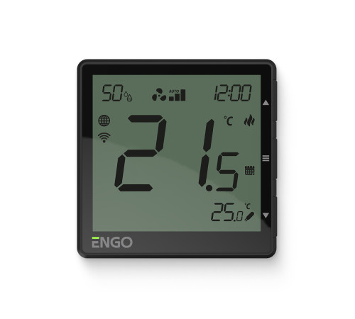 Термостат ENGO Controls EFAN встраиваемый программируемый WiFi белый EFAN230W