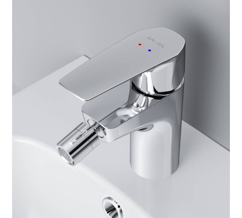 Смеситель для биде AM.PM Gem с донным клапаном F90A83100