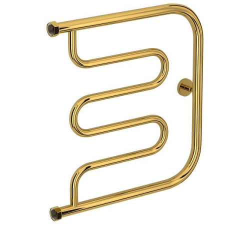 Полотенцесушитель водяной Сунержа Лира+ 500x500 мм золото 03-4011-5050