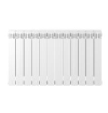 Радиатор биметаллический Rifar Monolit 500 10 секций боковое подключение rm50010 RAL 9016