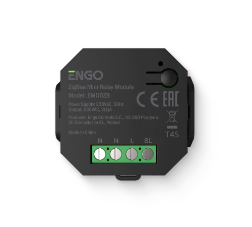 Реле ENGO EMODZB беспроводное ZigBee 230В EMODZB