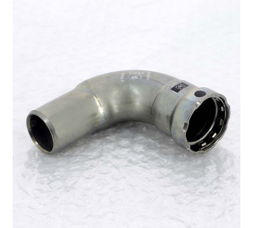 Угольник-вставка 45° пресс Viega Megapress 1 оцинкованная сталь 694715