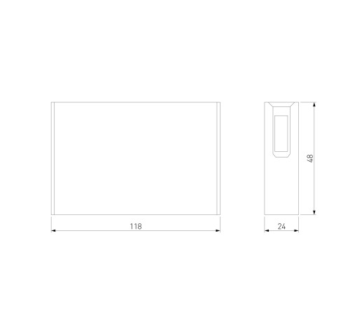 Esthetic Magnetic Трековый светильник 6W 3000K (чёрный) 85122/01