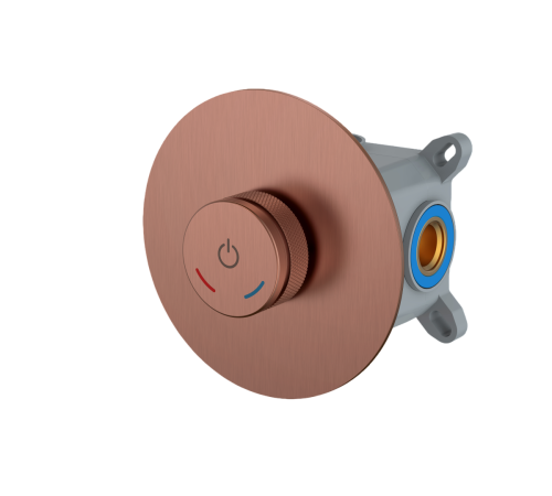 Смеситель для душа Boheme Tech встраиваемый нажимной на 1 потребитель brushed bronze 154-4-BRB