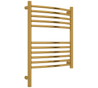 Полотенцесушитель электрический Сунержа Богема 3.1 выгнутая 50х60 см левый золото глянец 03-6002-6050