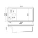 Кухонная мойка Omoikiri Kinaru Pro 86-U/I-CN Artceramic 86x46 см canyon 4997025