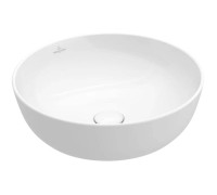 Раковина накладная Villeroy & Boch Artis 43х43 см TitanCeram альпийский белый 41794301