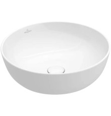 Раковина накладная Villeroy & Boch Artis 43х43 см TitanCeram альпийский белый 41794301