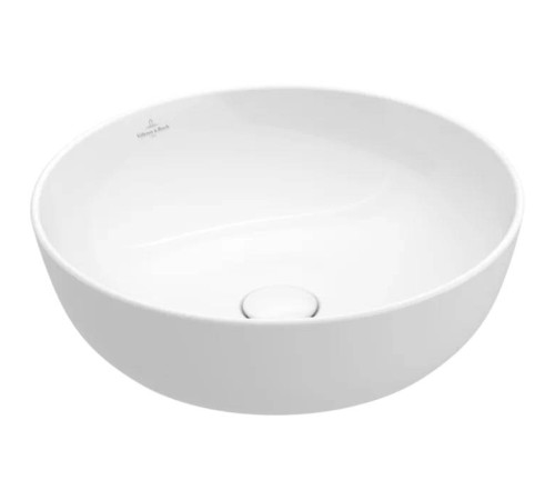 Раковина накладная Villeroy & Boch Artis 43х43 см TitanCeram альпийский белый 41794301