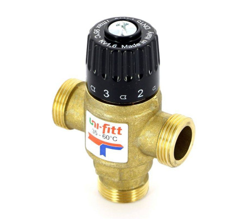 Клапан термосмесительный Uni-Fitt 3/4 35-60 °C боковое смешение 351G3130