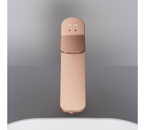 Смеситель для раковины высокий AM.PM X-Joy розовое золото F85A92044