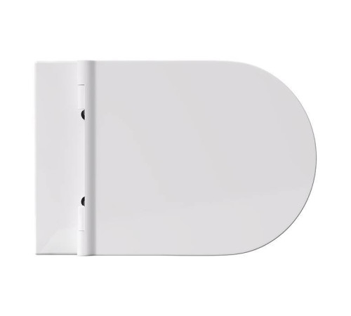 Унитаз подвесной Alice Ceramica Form 50х35 см безободковый с сиденьем микролифт 22300101SET