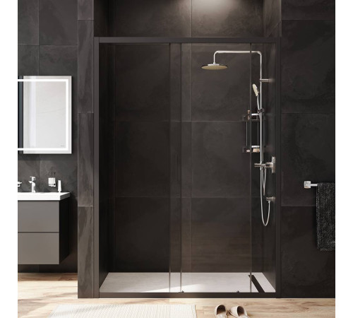 Дверь душевая в нишу AM.PM Gem 140x195 см раздвижная W90G-140-1-195BT