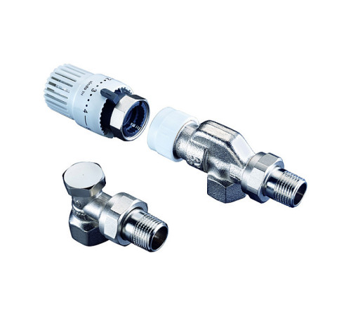 Клапан терморегулирующий нижний угловой Oventrop Combi 2 1/2 x 3/8 ВР/НР 1091062